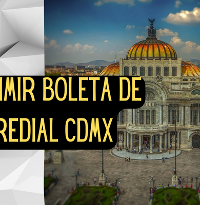Imprimir Boleta de Predial CDMX