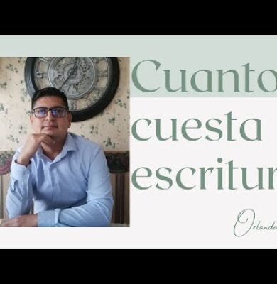 Costo escrituracion