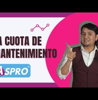 Cuota de mantenimiento