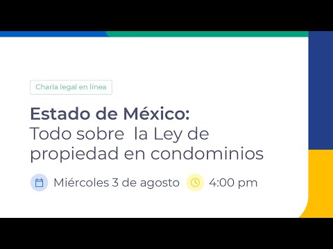 Ley de condominos del estado de mexico
