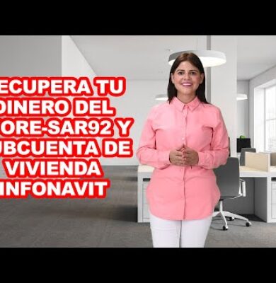Subcuenta de vivienda y afore es lo mismo