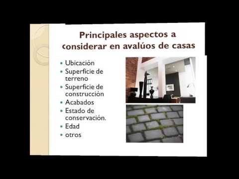 Avaluo de una casa ejemplo